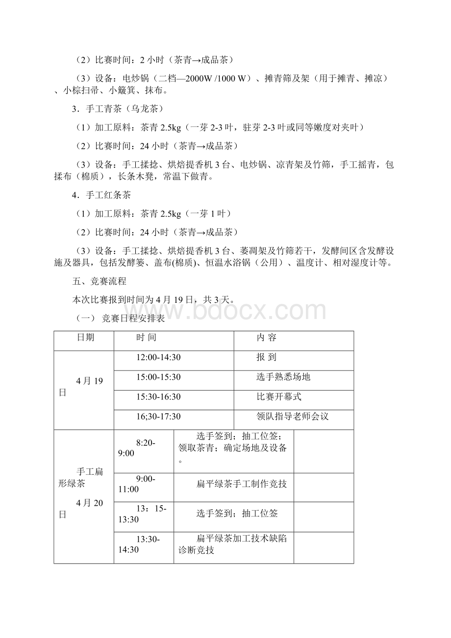 福建省职业院校技能大赛手工制茶赛项规程.docx_第2页