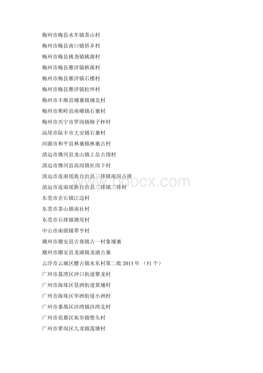 中国传统村落名录及广东省古村落.docx_第2页