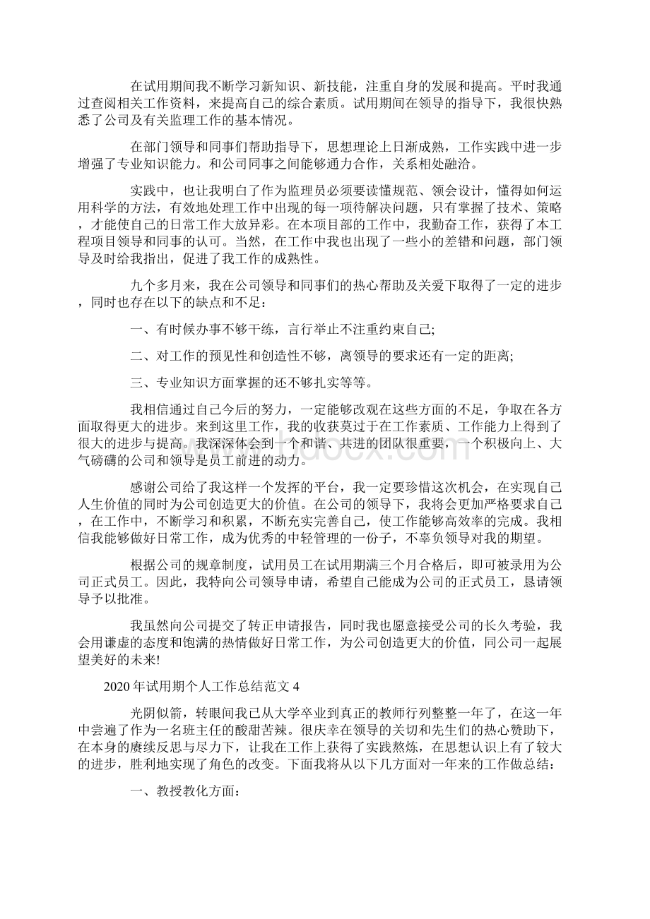 试用期个人工作总结范文.docx_第3页