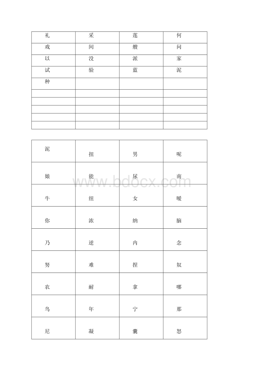 最新宝宝识字一年级识字量测试Word格式.docx_第2页