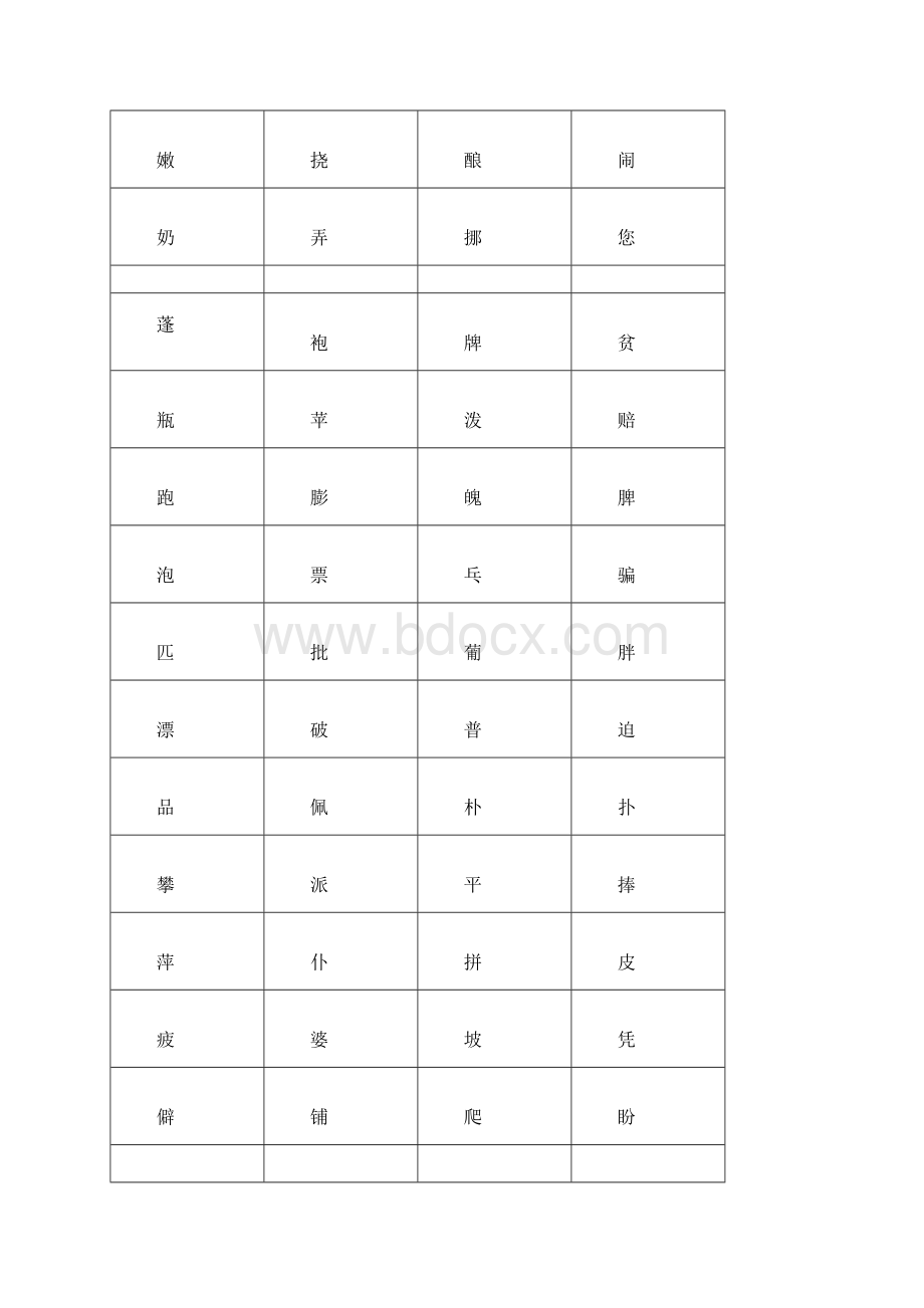 最新宝宝识字一年级识字量测试Word格式.docx_第3页