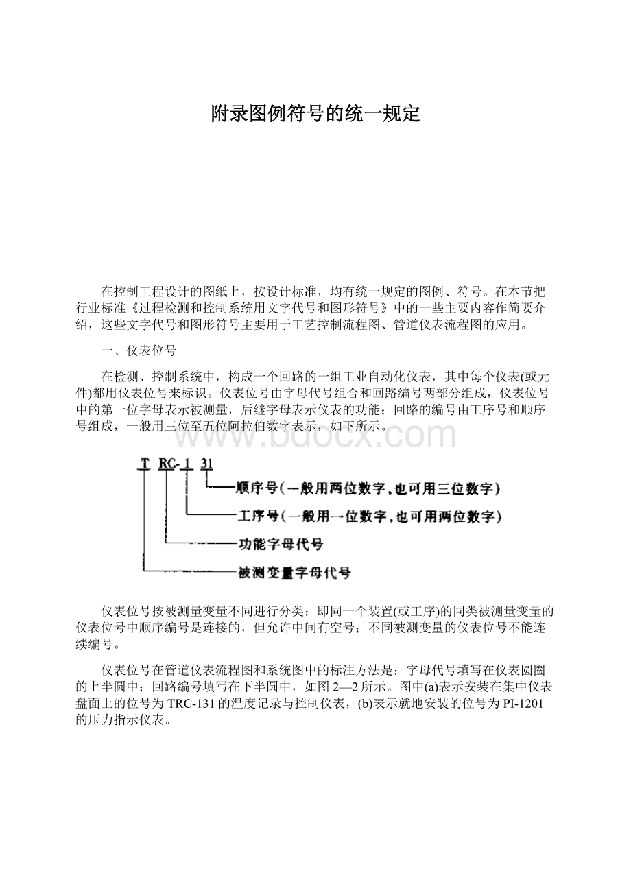 附录图例符号的统一规定Word文档下载推荐.docx