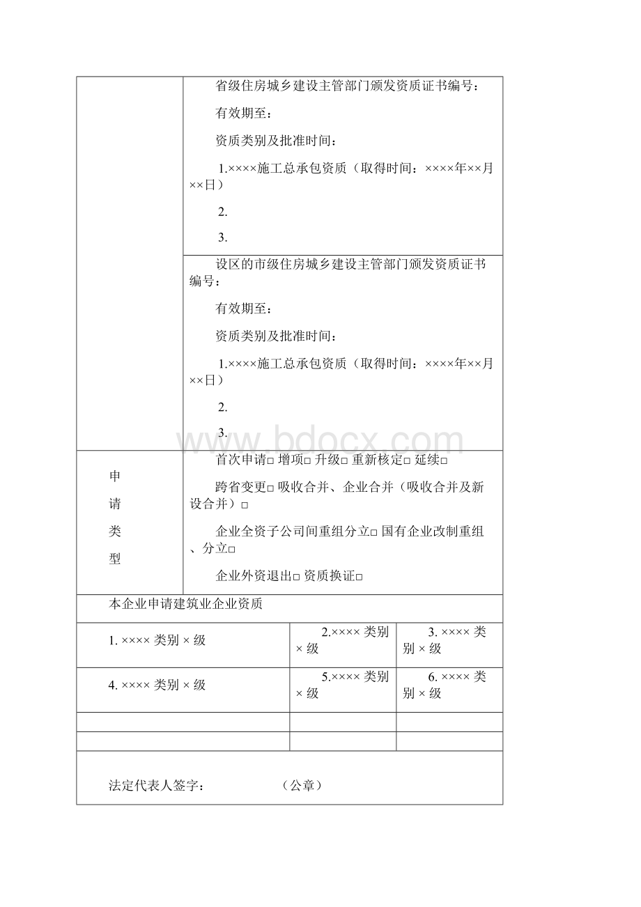 建筑业企业资质申请表.docx_第2页