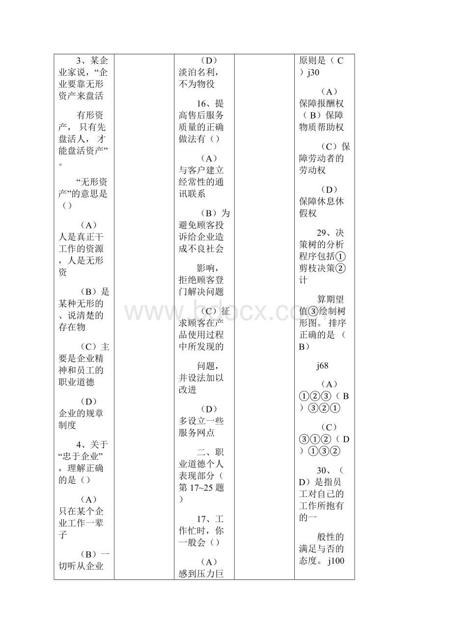 人力资源管理师二级历年真题及答案文件精选Word文档下载推荐.docx_第3页