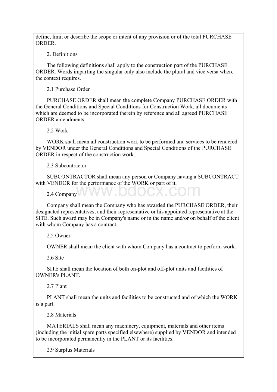 国外工程现场管理规范性文件供货与安装的一般条款G.docx_第3页