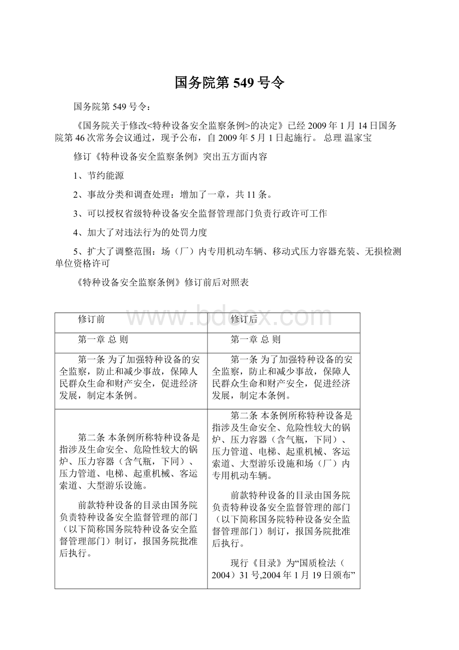 国务院第549号令Word下载.docx