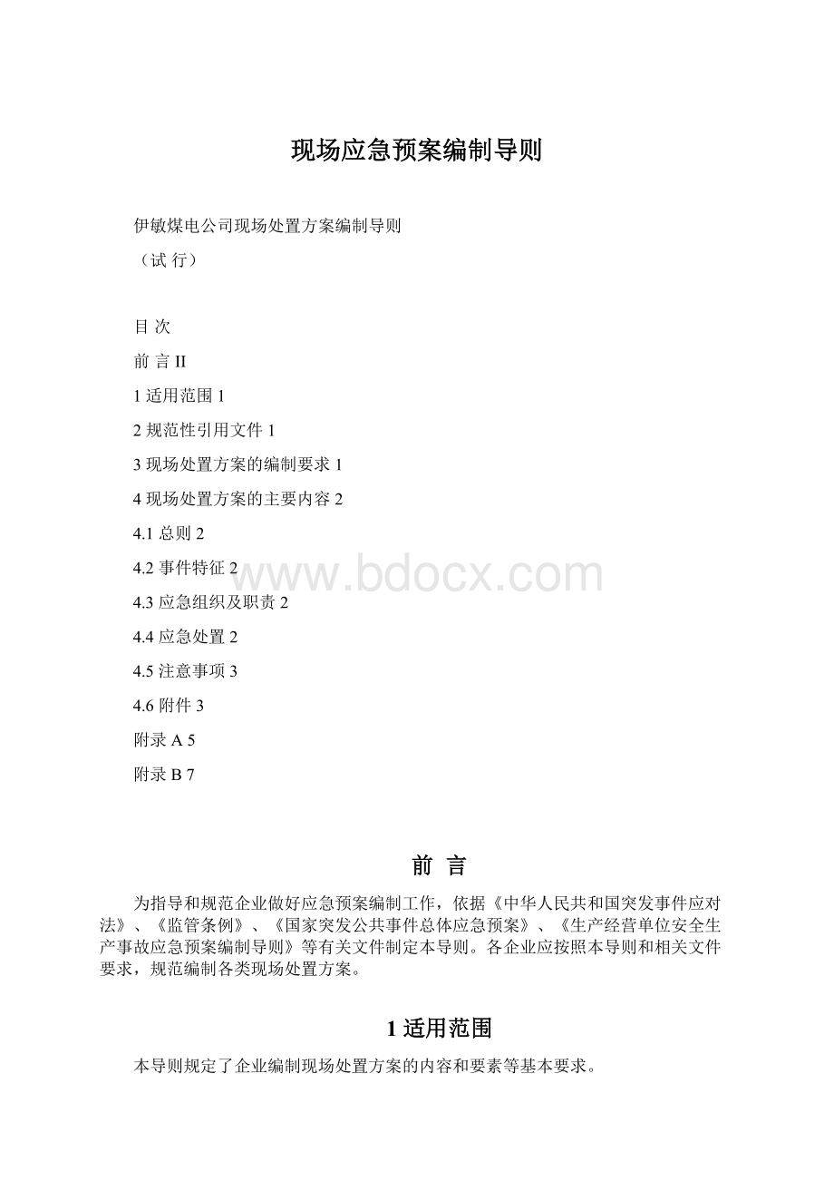 现场应急预案编制导则.docx