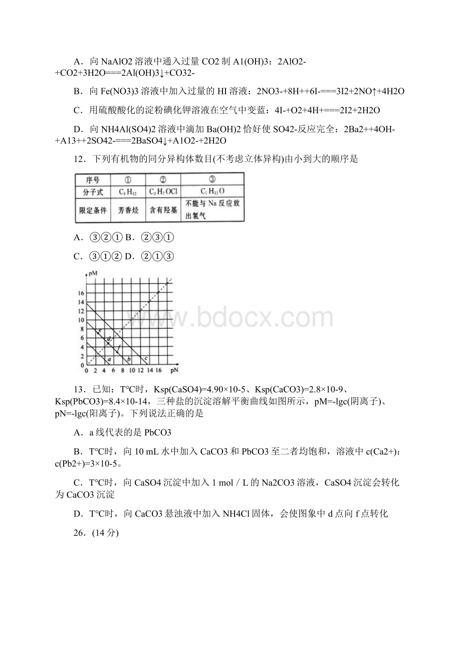 衡水届高考模拟押题卷化学试题金卷一 含答案.docx_第2页