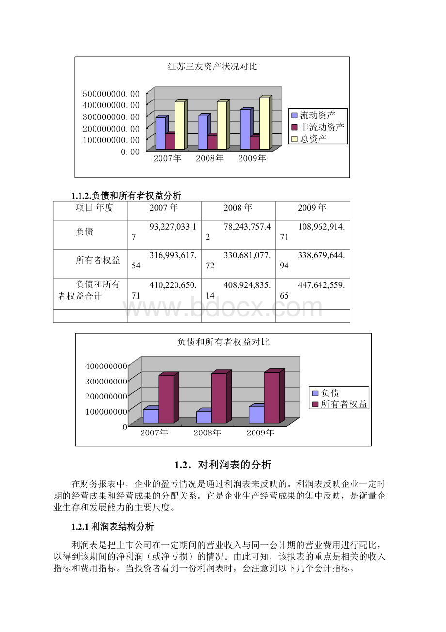 江苏三友集团财务分析报告Word下载.docx_第3页