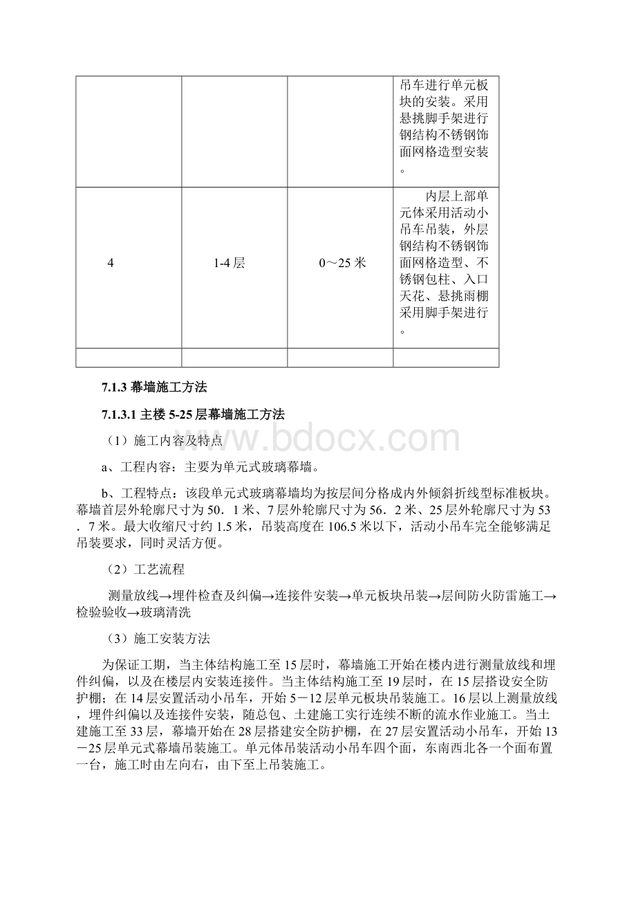 北京某超高层建筑幕墙工程施工组织设计长城杯 鲁班奖 330m高中篇Word格式文档下载.docx_第3页