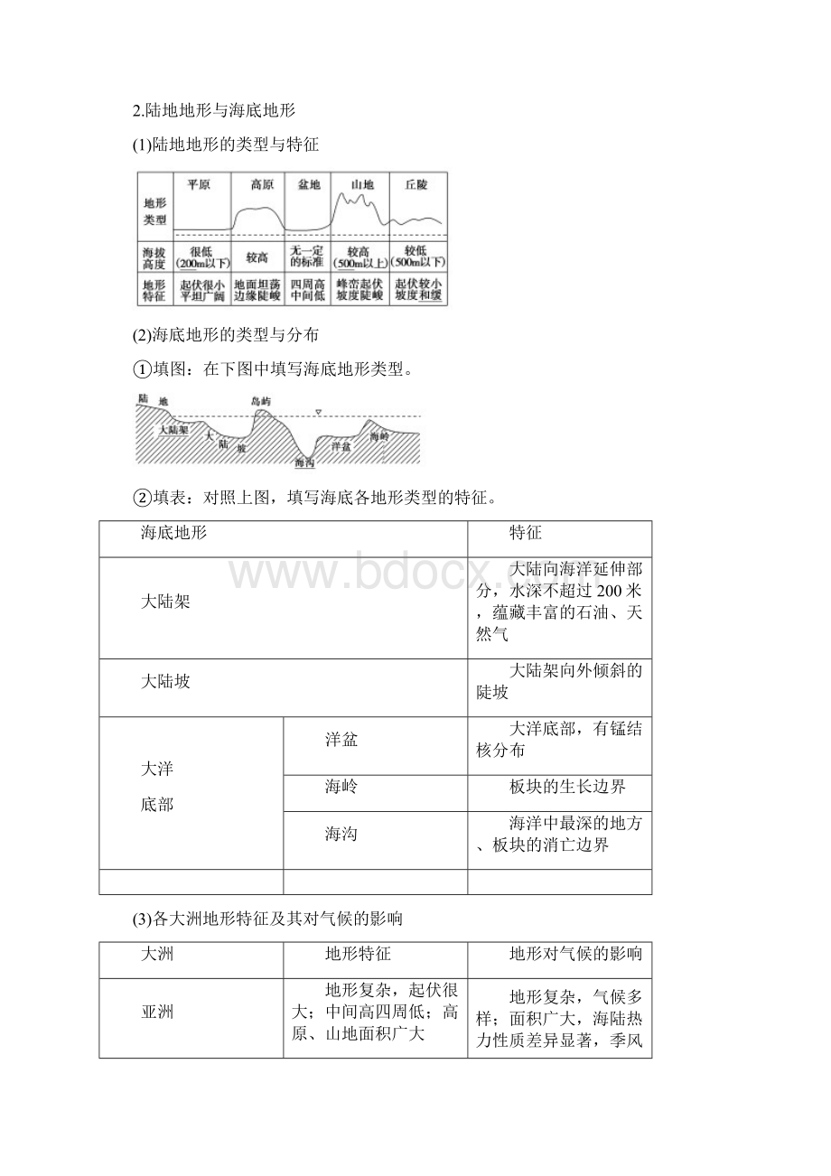 19版高考地理一轮复习第17章世界地理第1节世界地理概况学案.docx_第2页