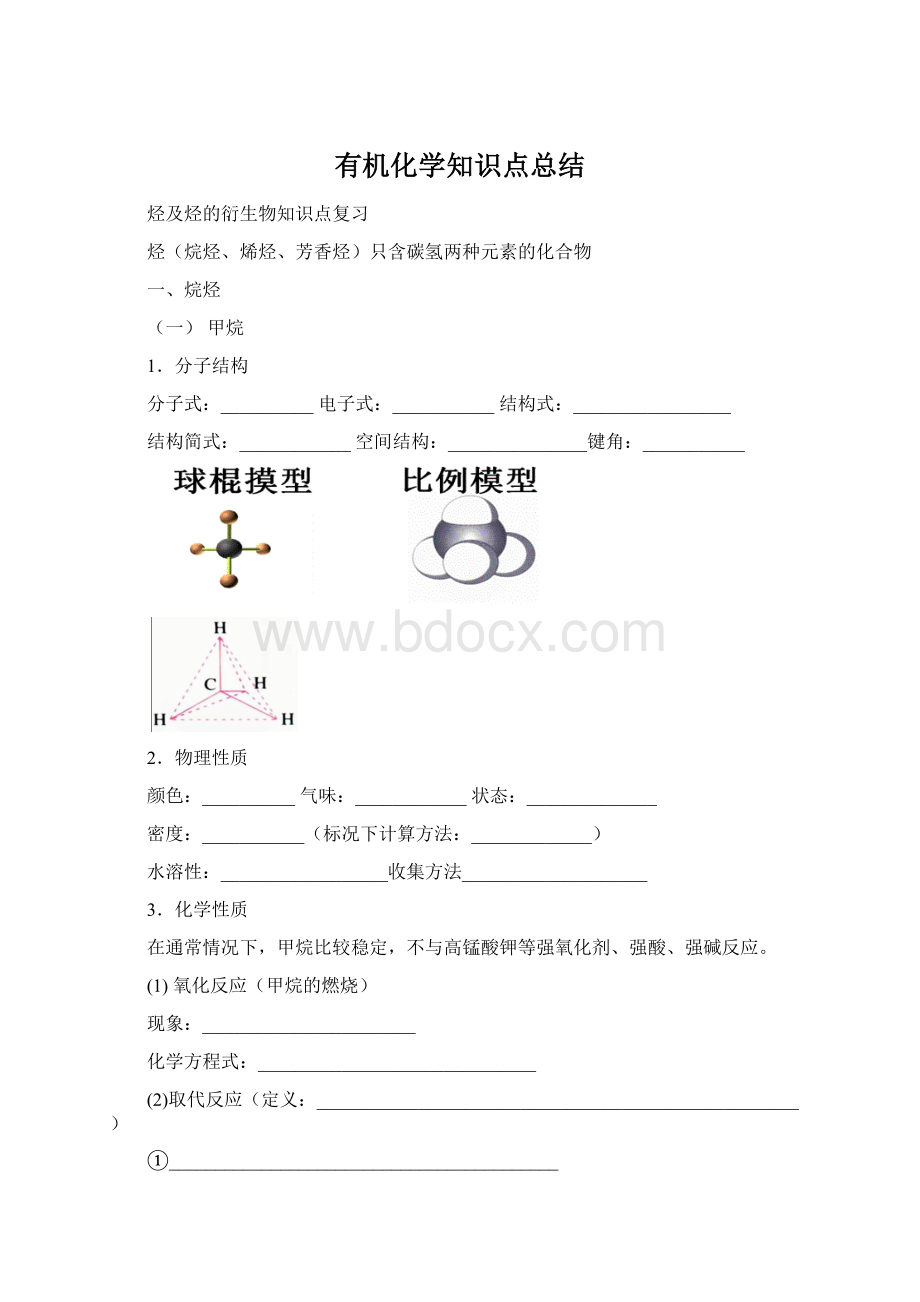 有机化学知识点总结.docx_第1页