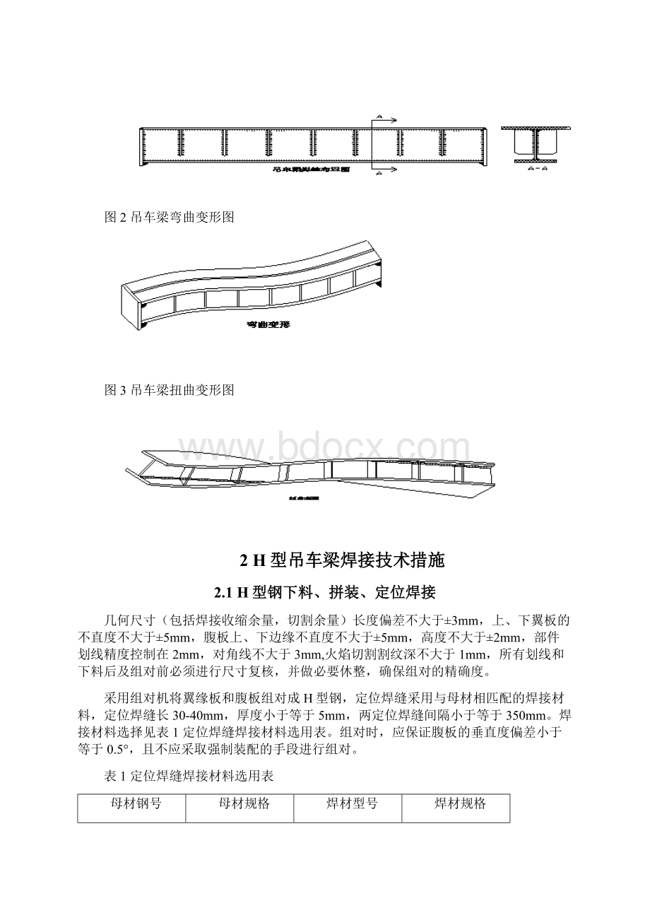 H型吊车梁变形因素控制及矫正.docx_第2页