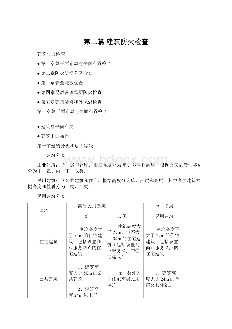 第二篇 建筑防火检查.docx_第1页