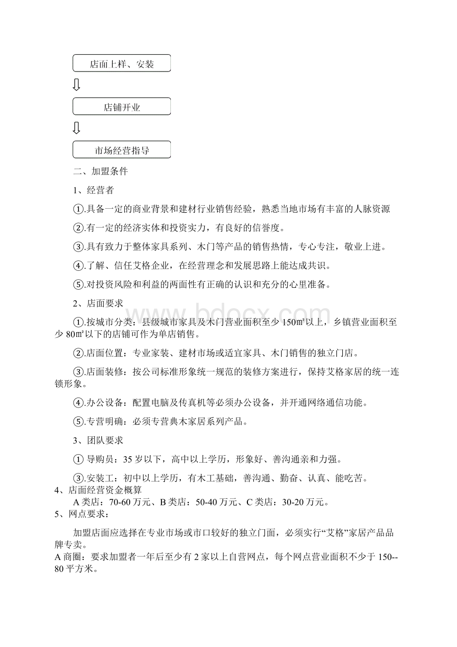 招商加盟流程政策范本艾格.docx_第2页