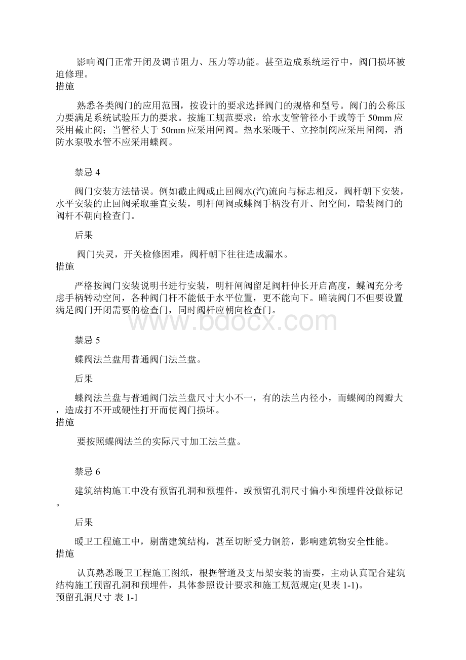 安装工程禁忌手册文档格式.docx_第2页