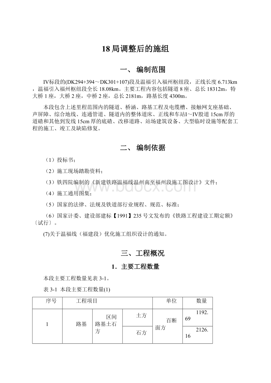 18局调整后的施组Word格式文档下载.docx