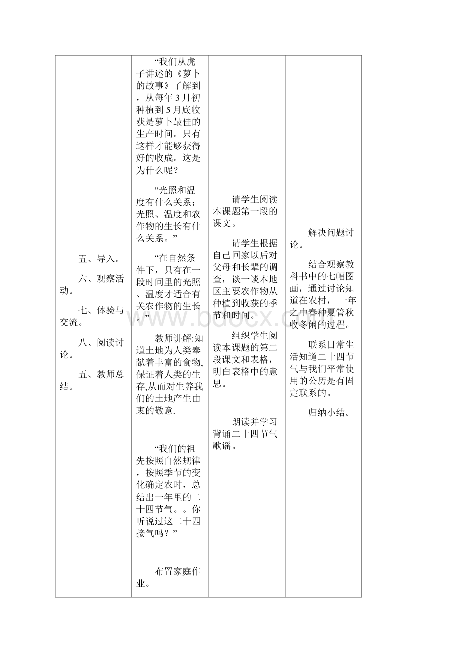 北师大版四年级下册 品德与社会教案.docx_第3页