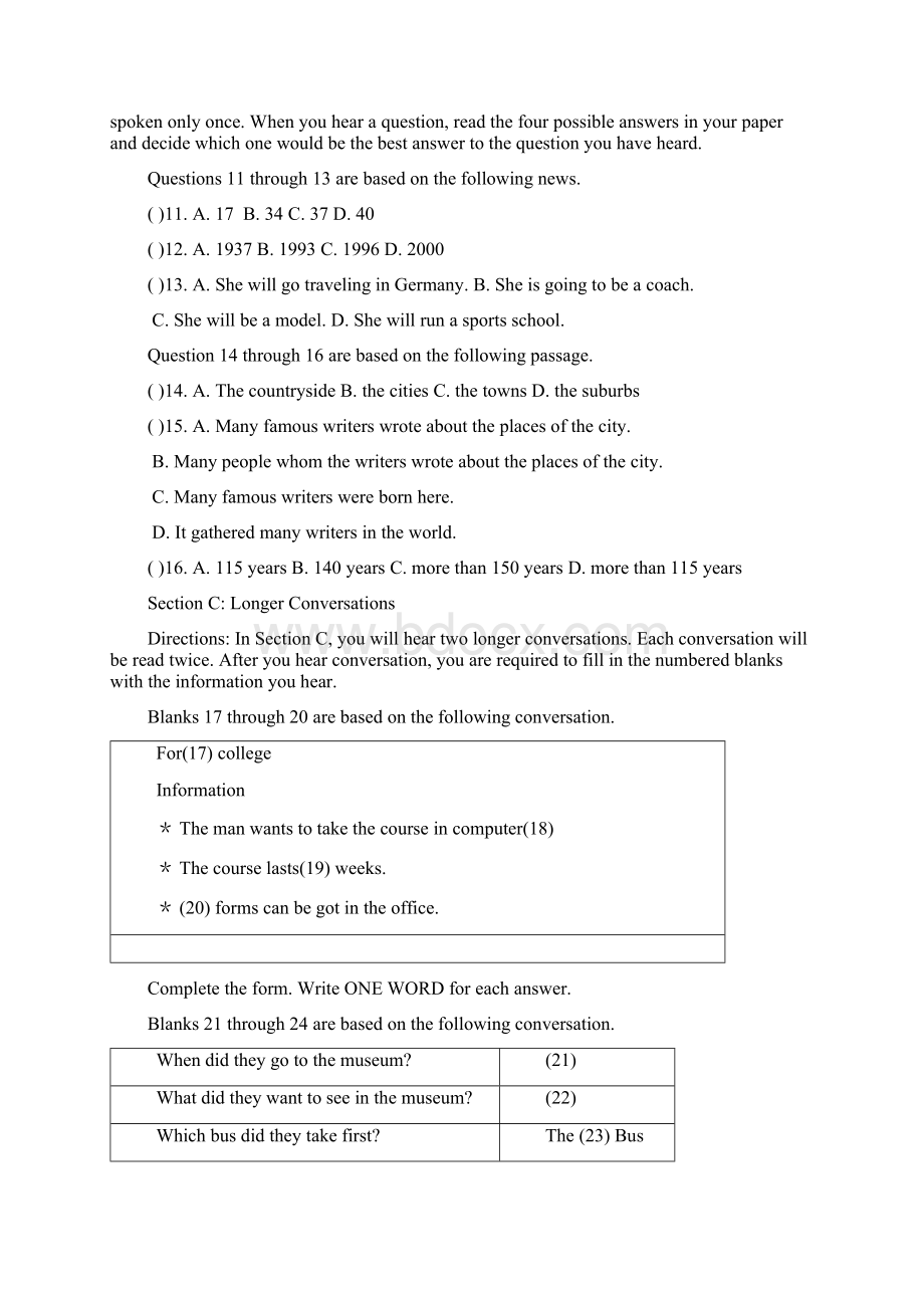 天山中学学年第二学期高三英语校模考试.docx_第2页