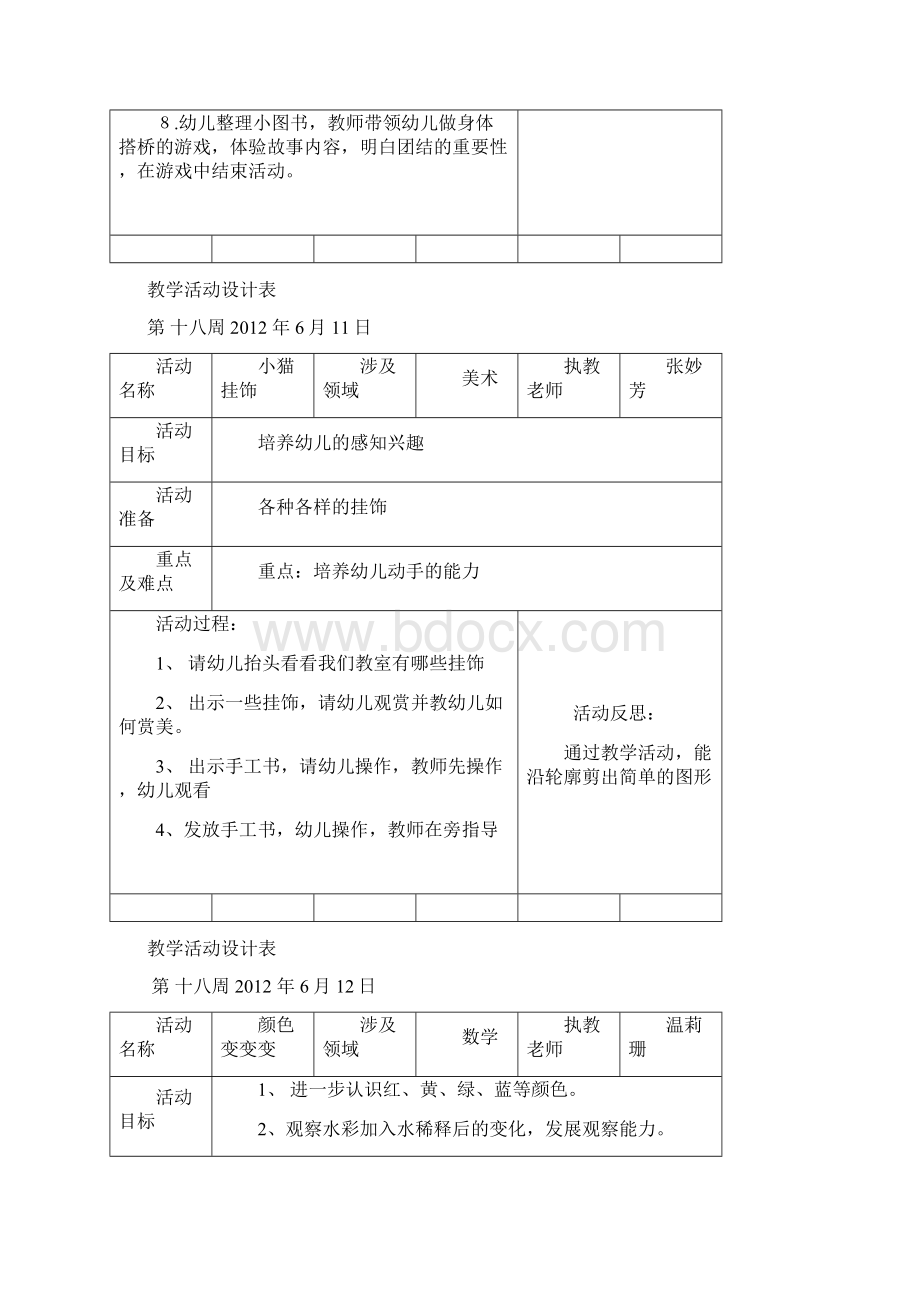 坑头幼儿园学年第二学期小三班备课第十八周Word文件下载.docx_第3页