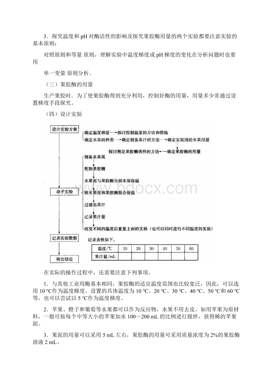 届高三生物一轮复习必备精品酶的研究与应用Word格式文档下载.docx_第3页