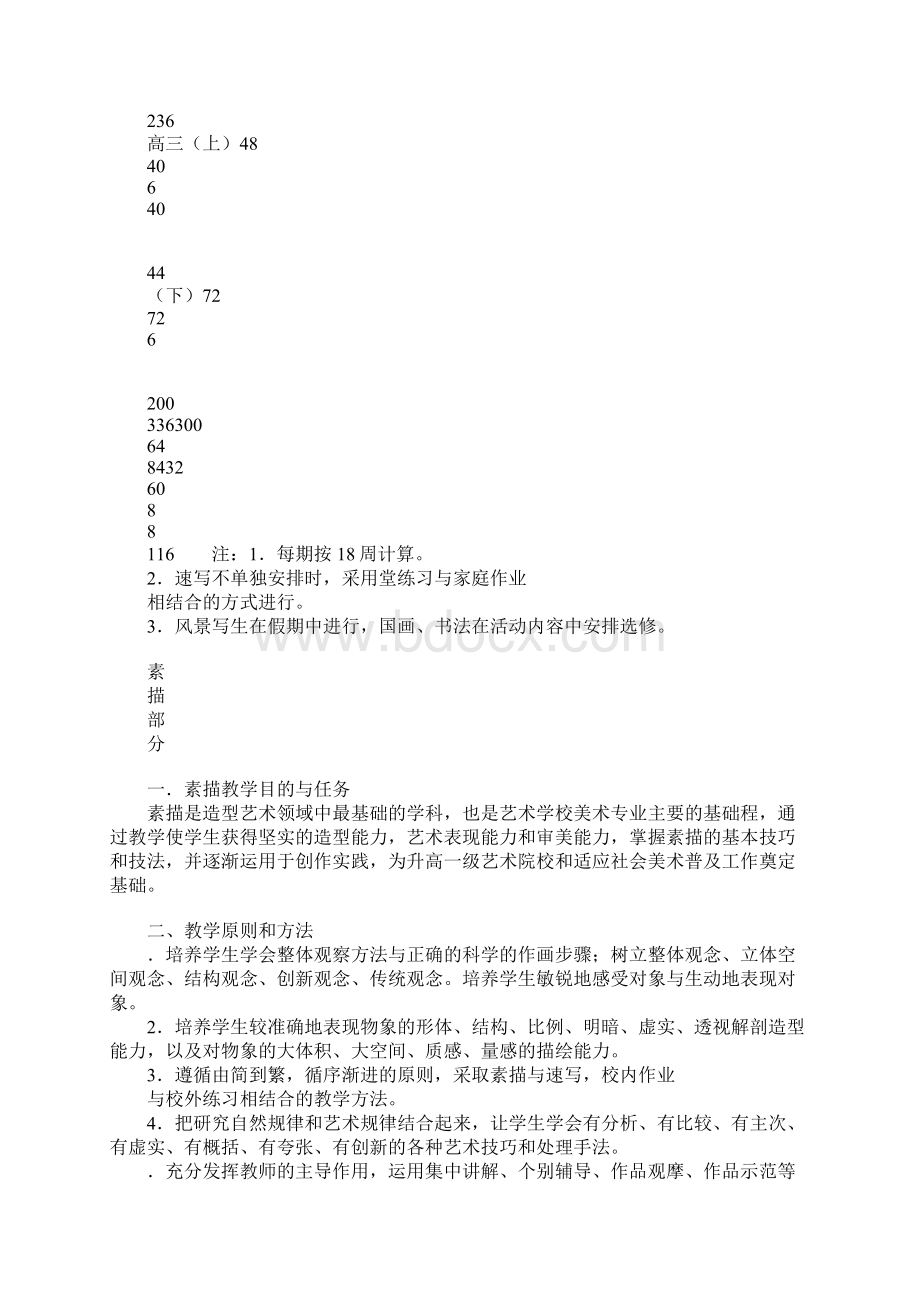 K12学习美术教案美术特长课教学纲要.docx_第3页