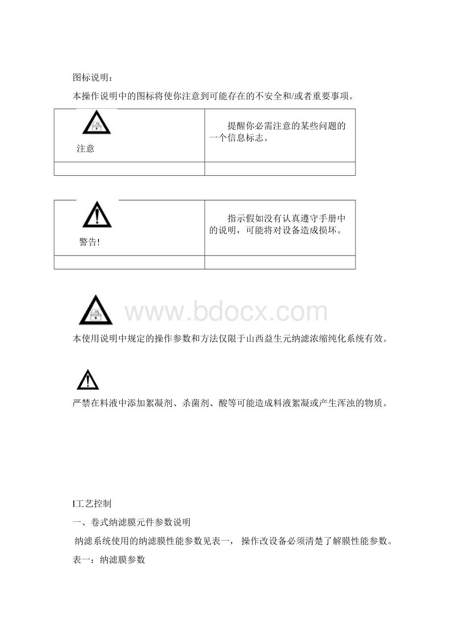 山西益生元菊粉纳滤纯化浓缩系统操作规程12311.docx_第2页