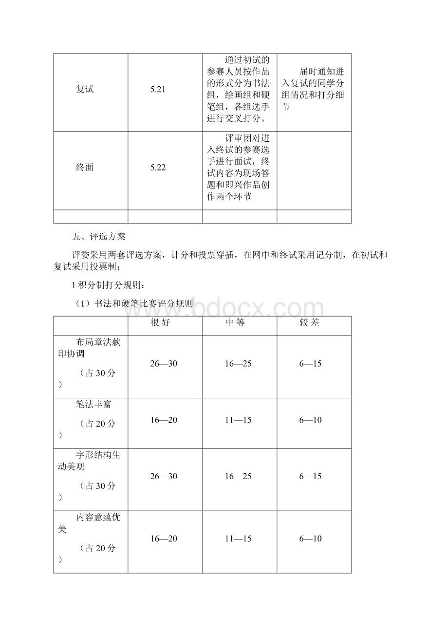 第十四届学生公寓文化月之承艺术语言展公寓文化书画Word格式文档下载.docx_第2页