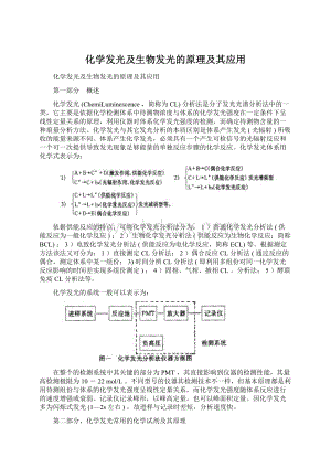 化学发光及生物发光的原理及其应用Word文档下载推荐.docx