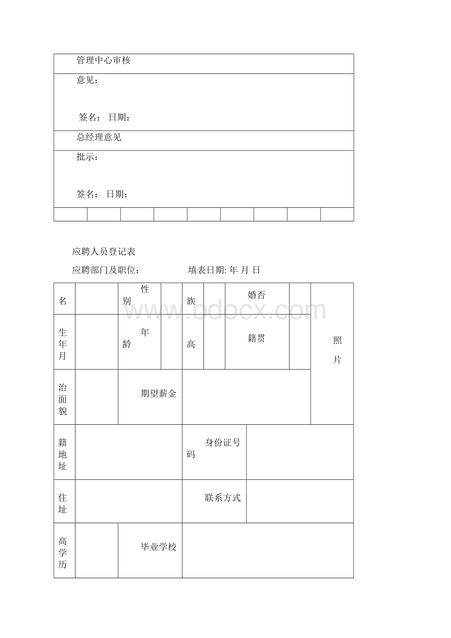 人事部常用表格 6Word格式文档下载.docx_第2页