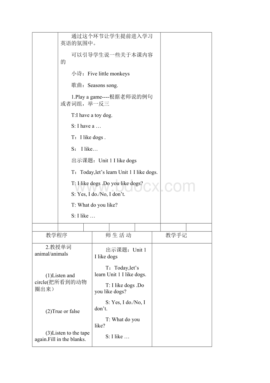 译林版四年级英语上第一单元教案.docx_第2页