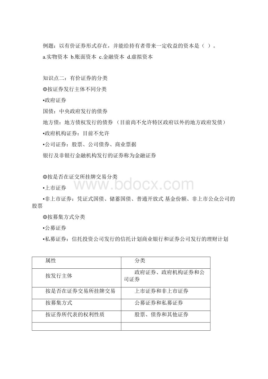 证券投资基础知识讲义Word文档下载推荐.docx_第2页