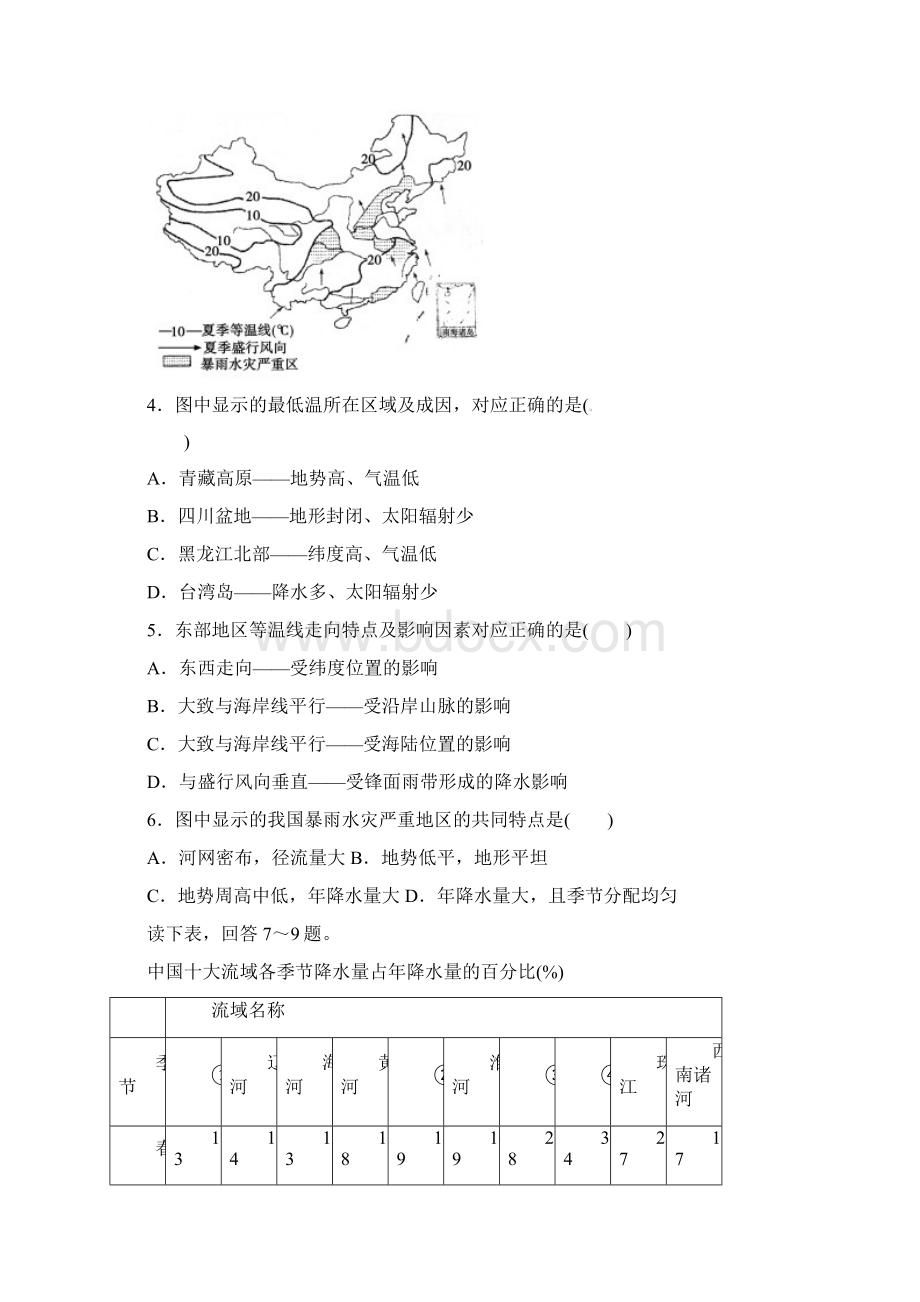 山东省德州市跃华学校高二地理下学期期中试题 文课件.docx_第2页