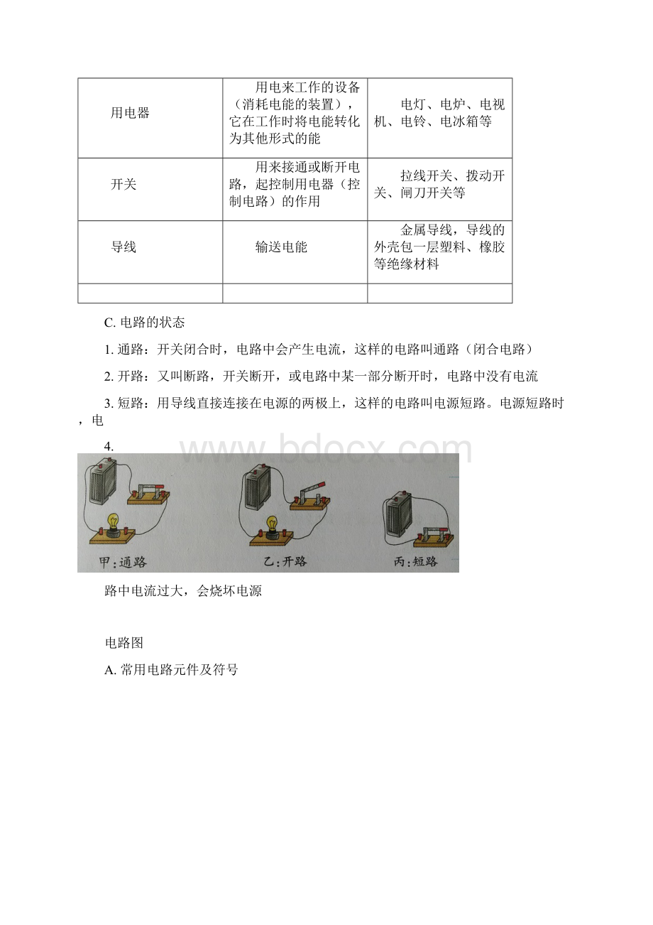 八年级科学上册第4章《电路探秘》知识点归纳新浙教版整理.docx_第2页