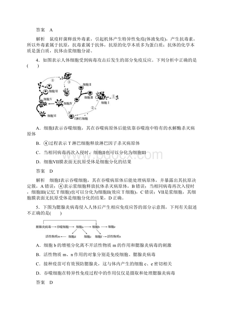 届 苏教版生物个体的稳态单元测试.docx_第2页