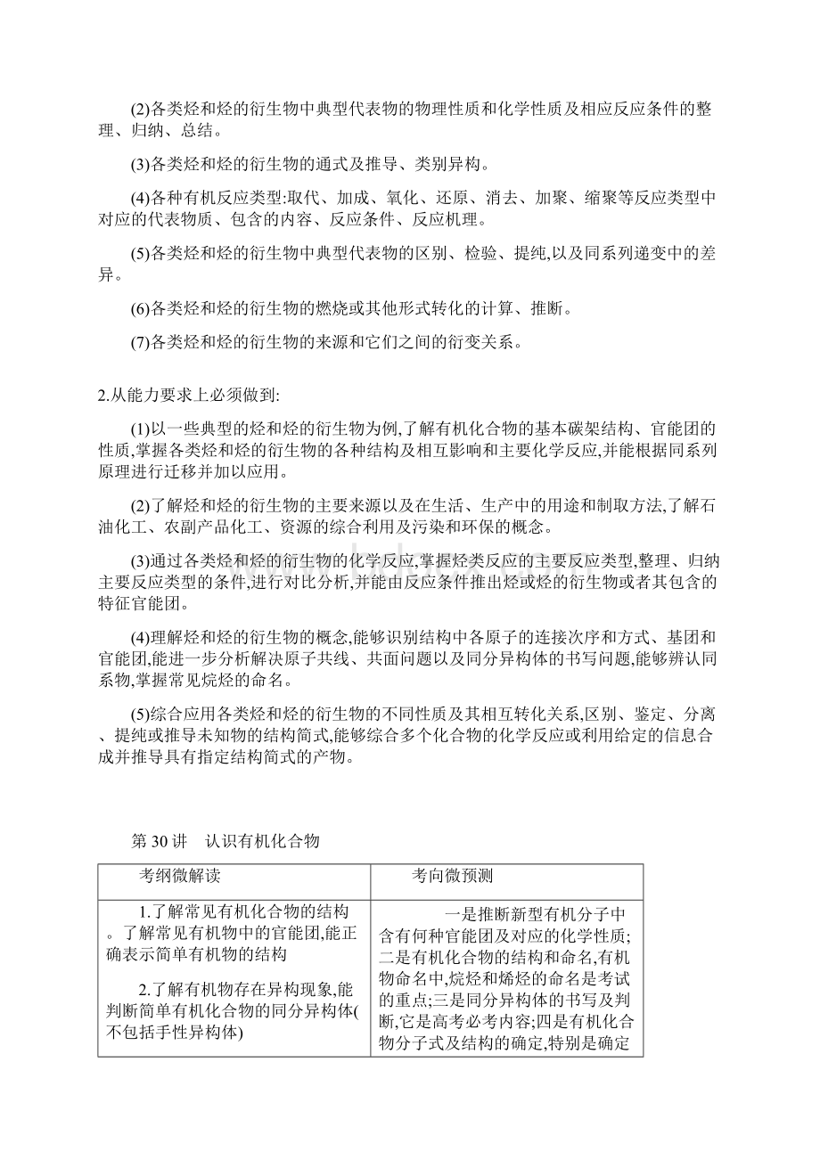 高三化学冲刺考前复习资料第30讲认识有机化合物小专题精品学案教案.docx_第2页