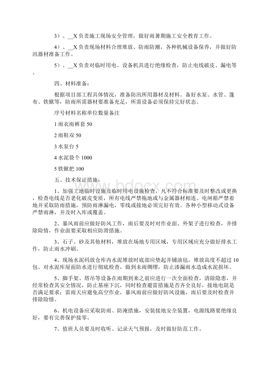 防汛专项应急预案Word文档下载推荐.docx_第3页