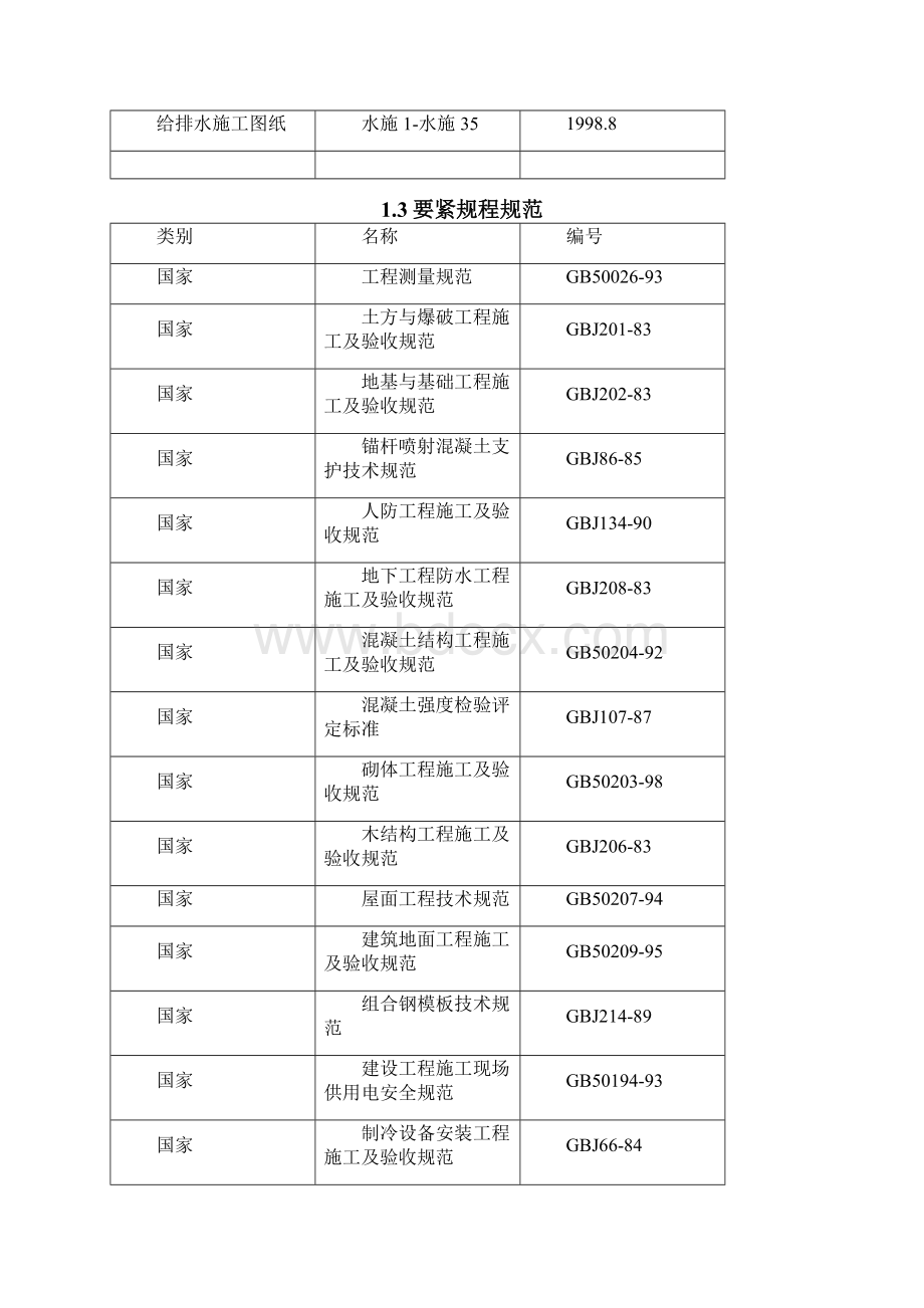 东四电信局综合楼工程施工组织设计方案doc.docx_第2页