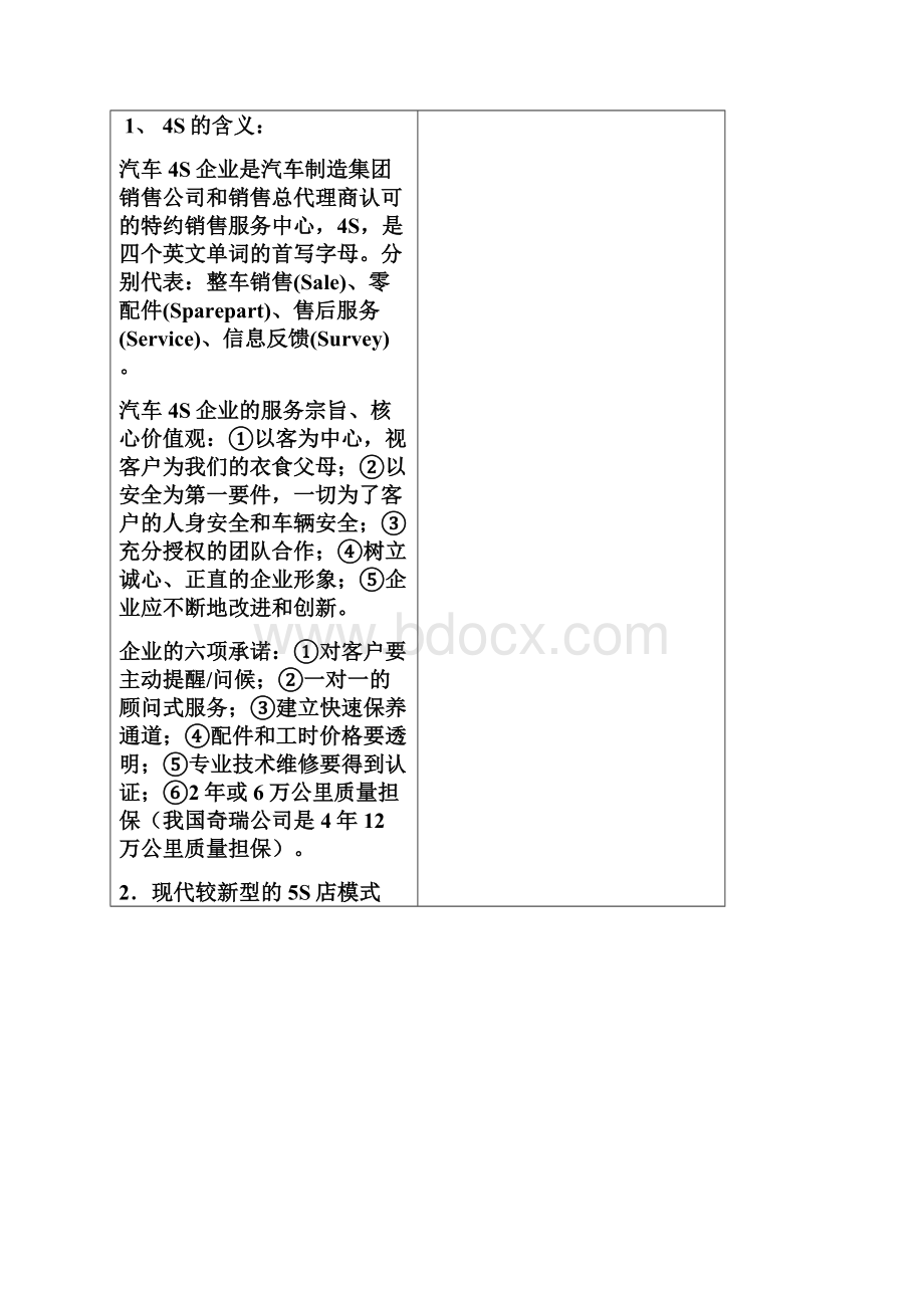 汽车4S企业管理与前台接待第一章教案Word格式.docx_第2页