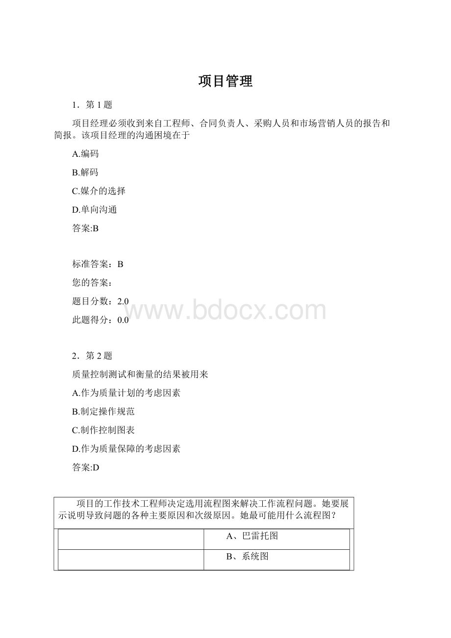 项目管理Word文档下载推荐.docx