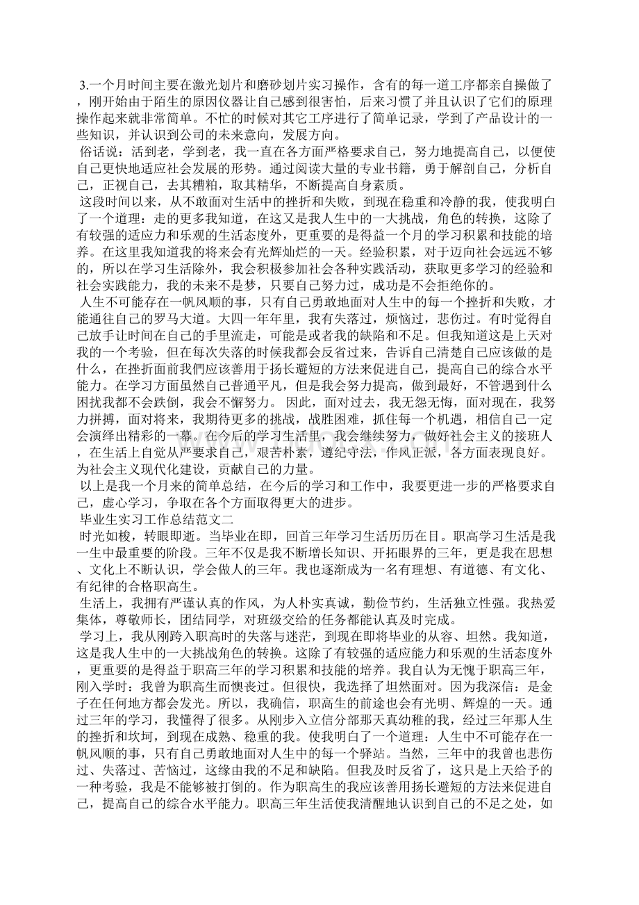 毕业生实习工作总结范文.docx_第2页