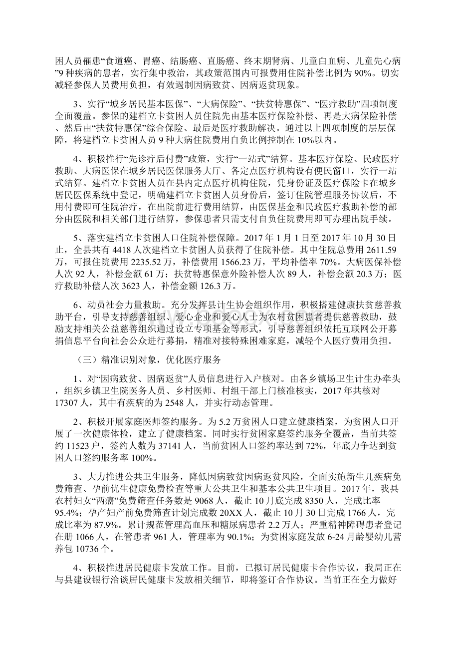 8A版某某县健康扶贫工作自查报告.docx_第2页