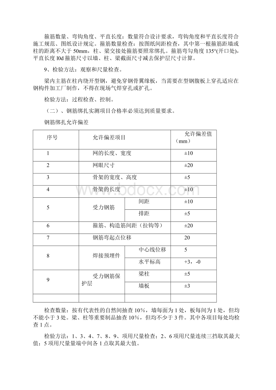 重点分项和重点部位质量检验标准Word格式.docx_第2页