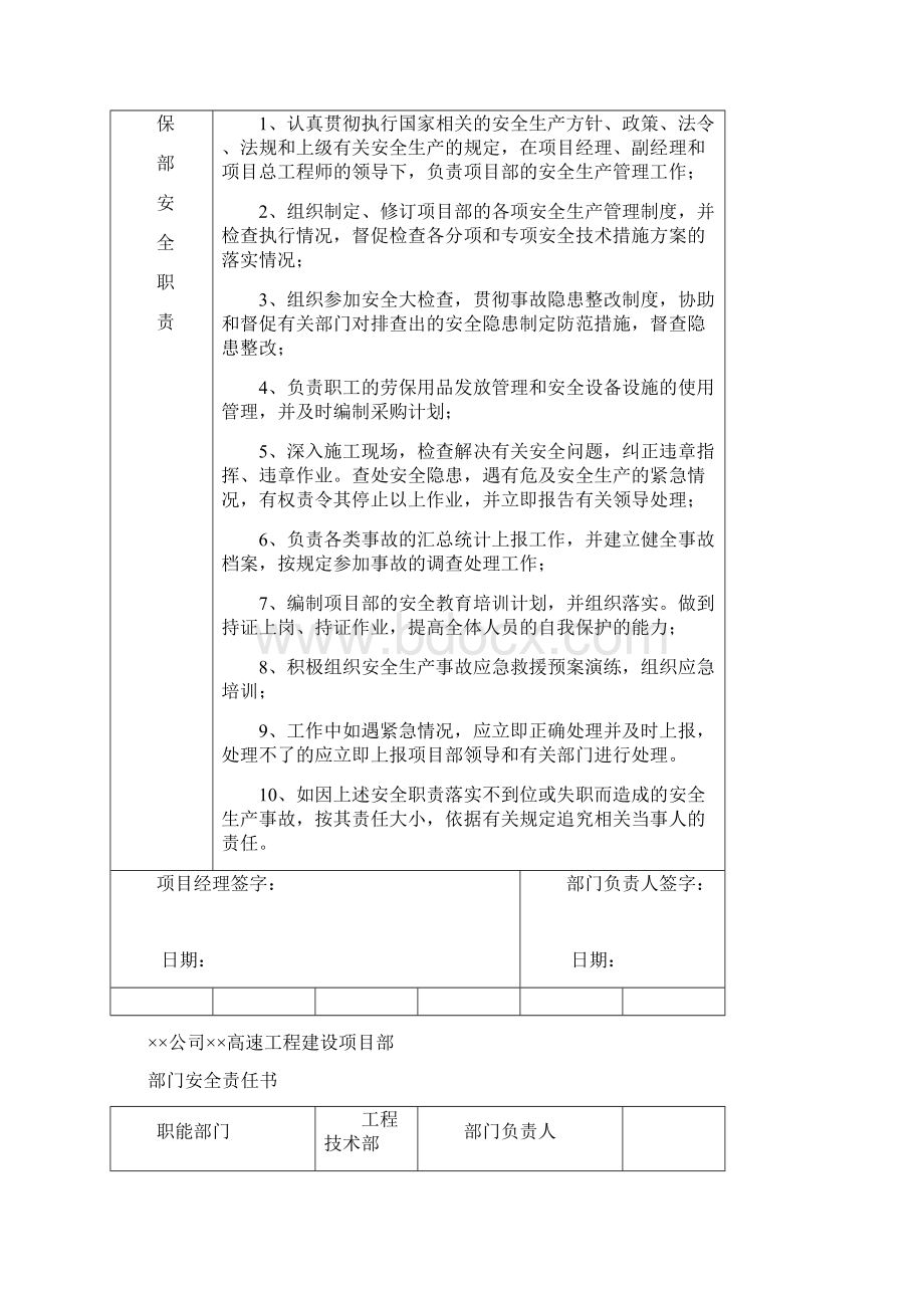 项目部层级安全责任书.docx_第2页