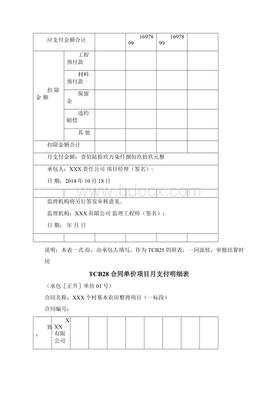 土地整理项目工程进度款申报范本.docx_第3页