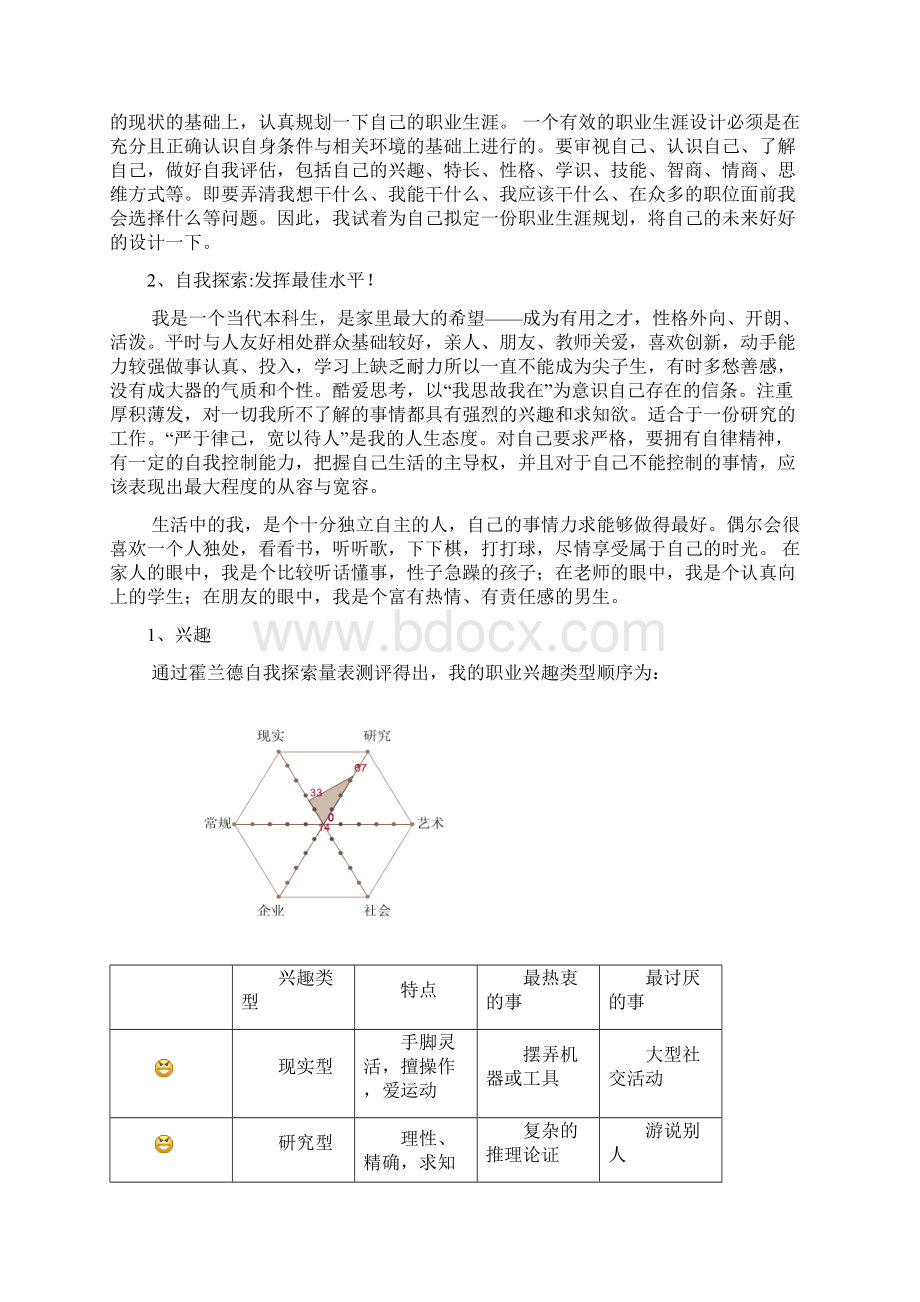 职业生涯规划书 精品Word下载.docx_第3页