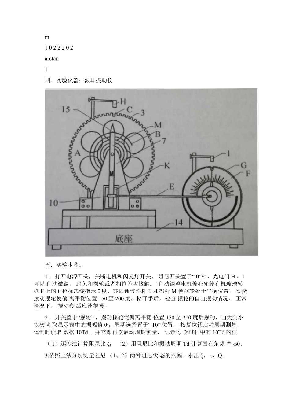 《阻尼振动与受迫振动》实验报告.docx_第3页