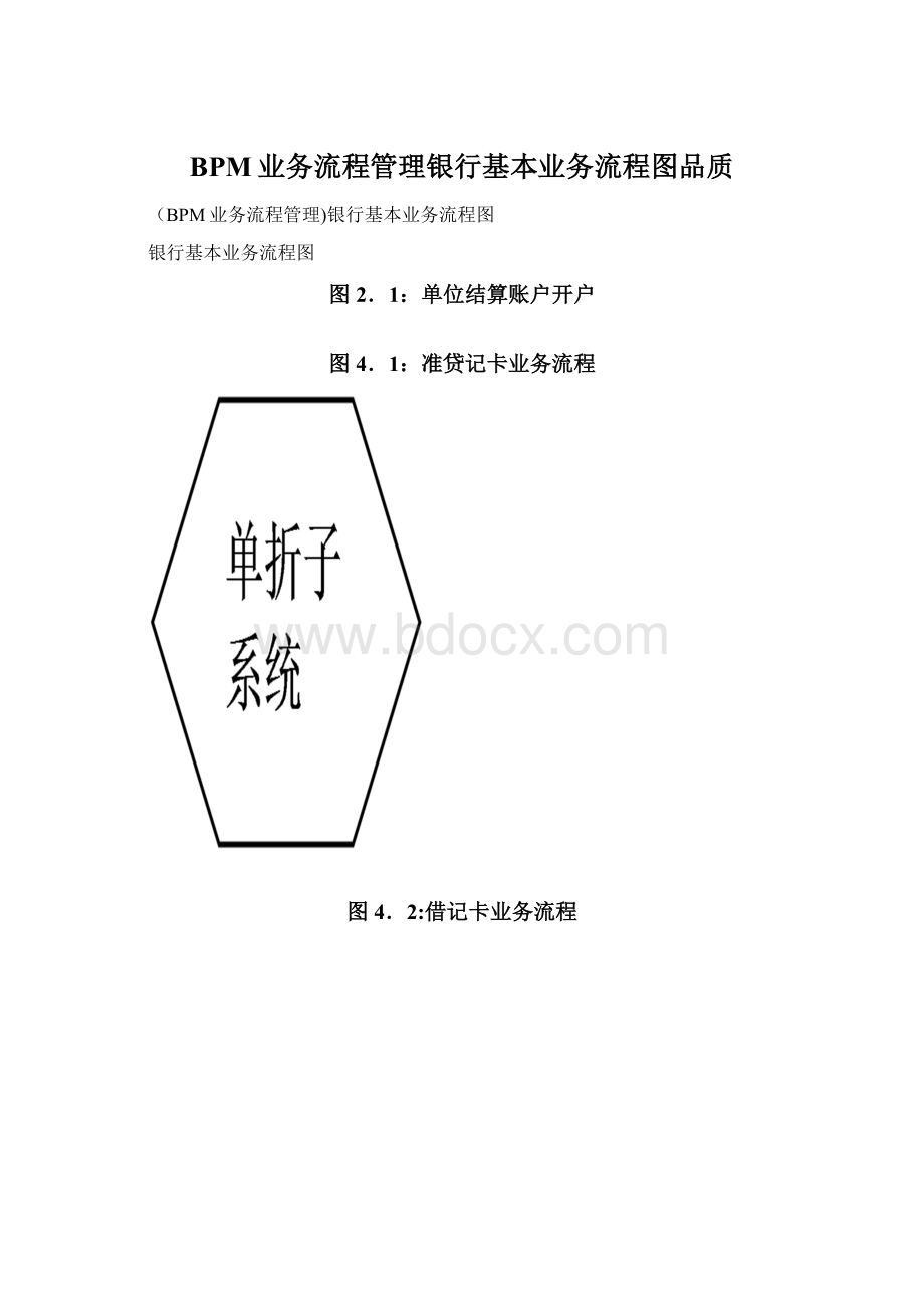 BPM业务流程管理银行基本业务流程图品质.docx