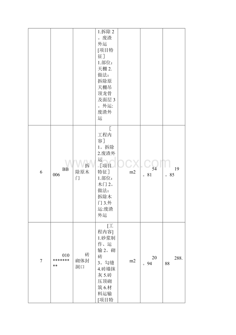 室内装饰工程工程量清单.docx_第3页