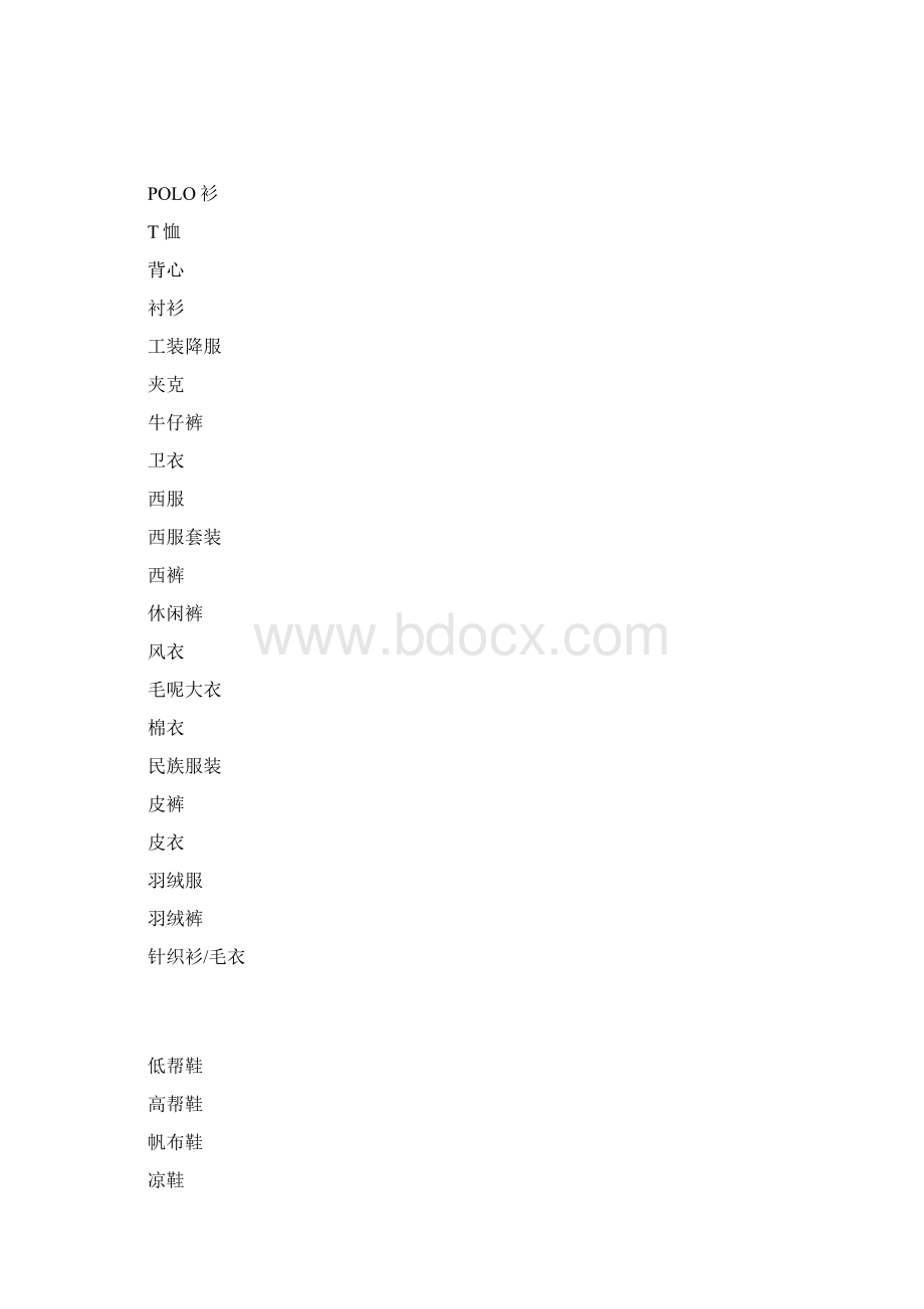 淘宝服装属性大全.docx_第2页